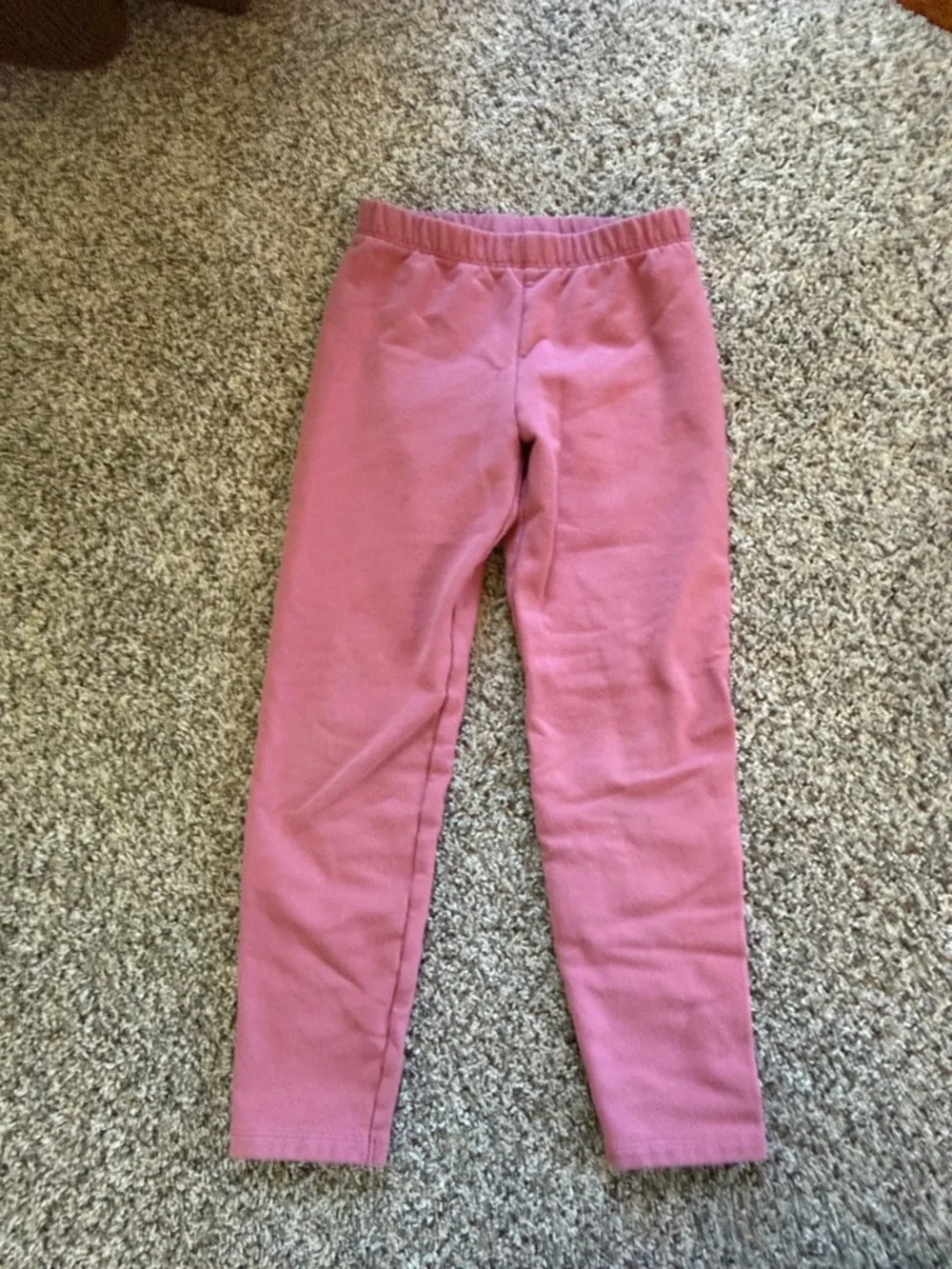 3 - Jumping beans girls cozy lined warm Leggings - Rose, Lavender, Light Blue
